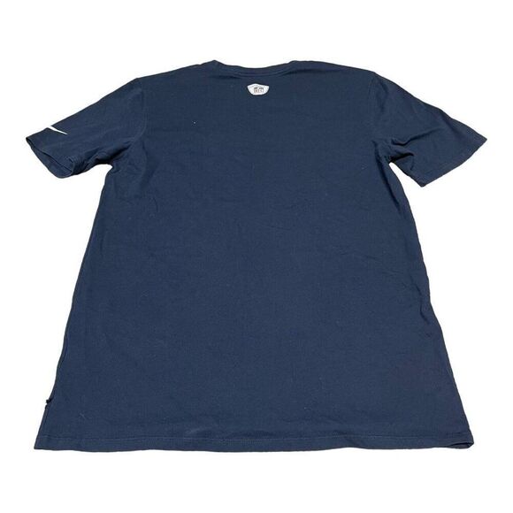 Property Of Dallas Cowboys NFL Nike DRI Fit Tshirt Size Small Navy Blue READ - Picture 8 of 9